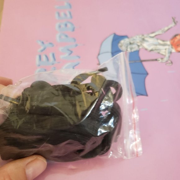 Jeffrey Campbell Foggy Lace-up  Rainboot Black 7 - Picture 6 of 11